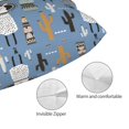 thumbnail image 3 of Kdxio Cotton Pillow Cases 20"x30" Pillowcases,Soft and Breathable Bedroom Pillow Cases-Llamas And Cactus-No Pillow Core, 3 of 5
