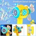 thumbnail image 4 of Máquina de pistola de varita de burbujas para niños pequeños de 1 a 3,5000+ burbujas 360° sin fugas JM, 4 of 5