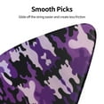 thumbnail image 7 of 6 Pack Guitar Picks Plectrums Purple Camouflage Guitar Pick Guitar Picks for Women Men Beginner Guitar Palyers, 7 of 7