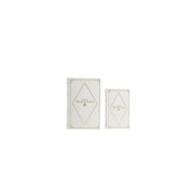 A&B Home Kathy Ireland Book Boxes, French Traditions, Set of 2