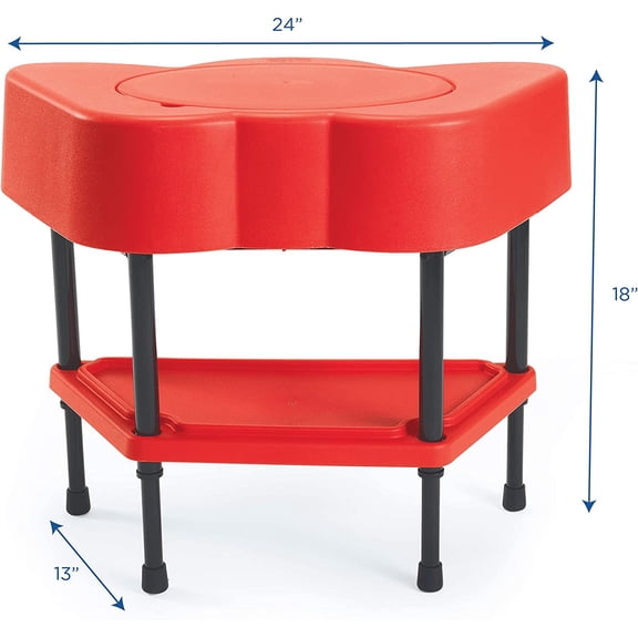 Sensory Table and Lid - Red