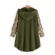 thumbnail image 4 of Puntoco Chaqueta holgada con capucha y botones de felpa para mujer Puntoco Puntoco-1, 4 of 5