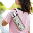 thumbnail image 6 of 20 Oz Pioneer Flower Coffee Tumbler Double Wall Insulated Stainless Steel Water Bottle | Metal Reusable Thermoses Flask with Cup Cap | Leak & Sweat Proof with Anti-Dust Lid, 6 of 7