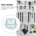 thumbnail image 5 of HINTRMENT U Shaped Pegboard Accessories Set 6 Pcs Metal Home Organization Silver, 5 of 5