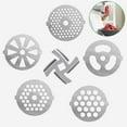 thumbnail image 2 of 6PC Meat Grinder Mixer Plate Discs Stainless Steel Kit Food Grinders Accessories, 2 of 6