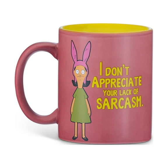 Bob's Burgers Louise Belcher Sarcasm 12oz Coffee Mug