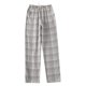 thumbnail image 5 of WILLBEST Pantalones Casuales de Pijama de Punto Suave para Mujer, Cómodos, Holgados, con Diseño a Cuadros, para Primavera, Verano y Otoño. Extra Grande, 5 of 5