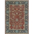 thumbnail image 1 of Aria Uldwyna Rust/Blue Rug, 5'4" x 7'8", 1 of 5
