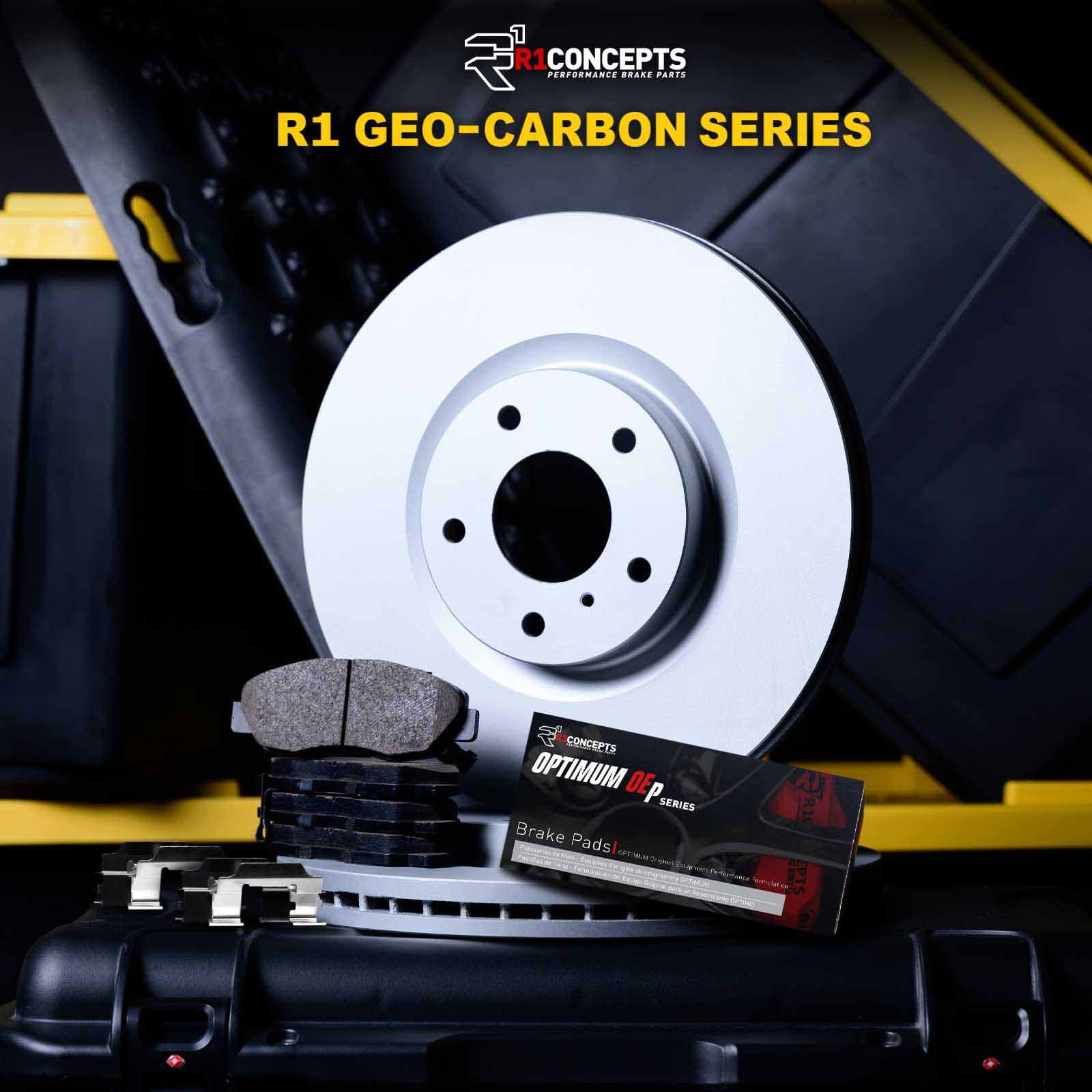 R1 Concepts Rear Brakes and Rotors Kit