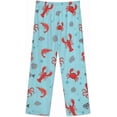 thumbnail image 5 of Top-kevin Women's Pajama Sets Seafood Fruit Pattern Long Sleeve Lounge Sets Pjs Sleepwear with Pockets, 5 of 6