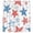 D, variant on American Independence Day Shower Curtain (White Background Stars) - 71x35 Inch Patriotic Star Printed Privacy Liner - Water Resistant Bathroom Decor for 4th of July, Memorial & Veterans Day
