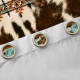 thumbnail image 4 of Castle Fairy Farmhouse Animal Cow Print Blackout Curtains Set of 2 (52x84 Each) for Boys Girls Teens,Abstract Aztec Window Curtains,Southwestern Style Curtains and Drapes,Microfiber Bedroom Decor, 4 of 6