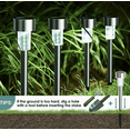 thumbnail image 4 of Luces solares para césped, jardines, impermeables, exteriores, 10 unidades, 4 of 6