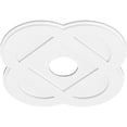 thumbnail image 2 of 26"OD x 6"ID x 10 1/4"C x 1"P Charlotte Architectural Grade PVC Contemporary Ceiling Medallion, 2 of 11