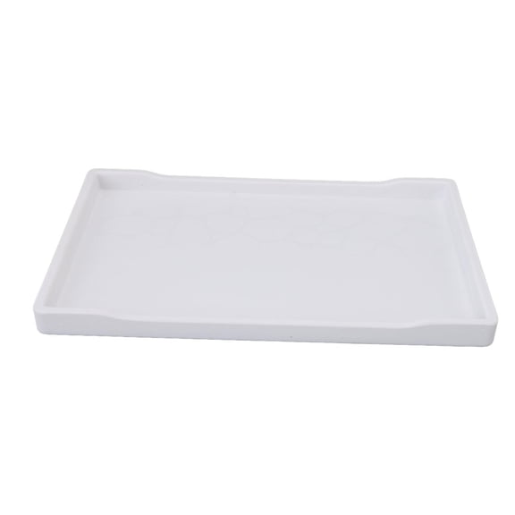 LAZIOEGR 7.1"x11.0" Rectangular Anti‑Slip Plastic Serving Tray – Lightweight, Food‑Safe, Ideal for Tea, Fruit, Snacks & Small Items