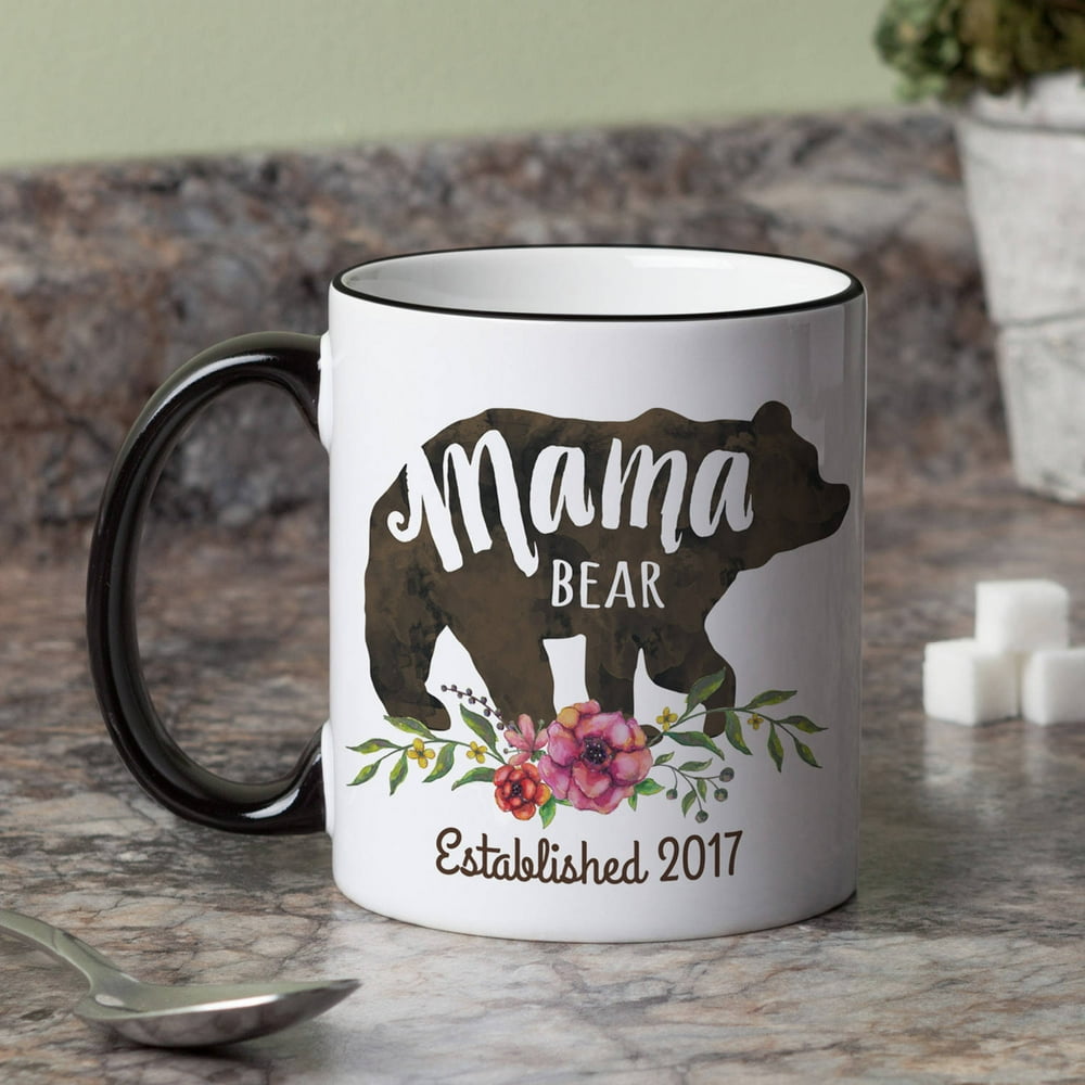 Papa Bear or Mama Bear Personalized Coffee Mug