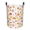 thumbnail image 2 of Goofa Cute Cartoon Mushrooms Printed Circular Hamper,Laundry Basket with Handles,Storage Baskets Foldable,Large Capacity Laundry Hamper-Small, 2 of 8