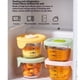 thumbnail image 3 of Toystoory Juego de 4 prácticos recipientes para comida de bebé, frascos de vidrio no tóxicos con tapa de silicona, para almacenar alimentos de Cocina y Comedor, 3 of 6