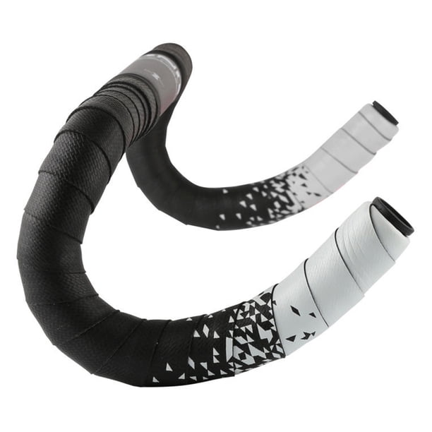 Bike Handlebar Wraps antideslizante Elástico Bicicleta Cinta autoadhesiva Ligero Ligero Ciclismo Protección Protección Blanco 2 piezas / Caja Eigraketly OD003396-05B
