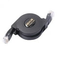 thumbnail image 1 of Paquete de 3-12 cables retráctiles de red de lectura LAN Ethernet CAT6RJ45 ultraplanos 4 piezas Sunnimix Cable retráctil Ethernet, 1 of 8