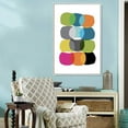 thumbnail image 4 of IDEA4WALL Framed Canvas Prints Wall Art Intersecting Rainbow Circle Display for Living Room, Bedroom, Office Ready to Hang - 16x24 inches, 4 of 4