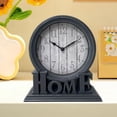 thumbnail image 6 of jicheng Desk Clock Non Ticking Decorative Table Clock for Bedroom Desktop Room Decor Edge, 6 of 7