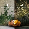 thumbnail image 4 of Waitmin Lotus Glass Solar Garden Lights - Decorative Outdoor Lighting, 4 of 7