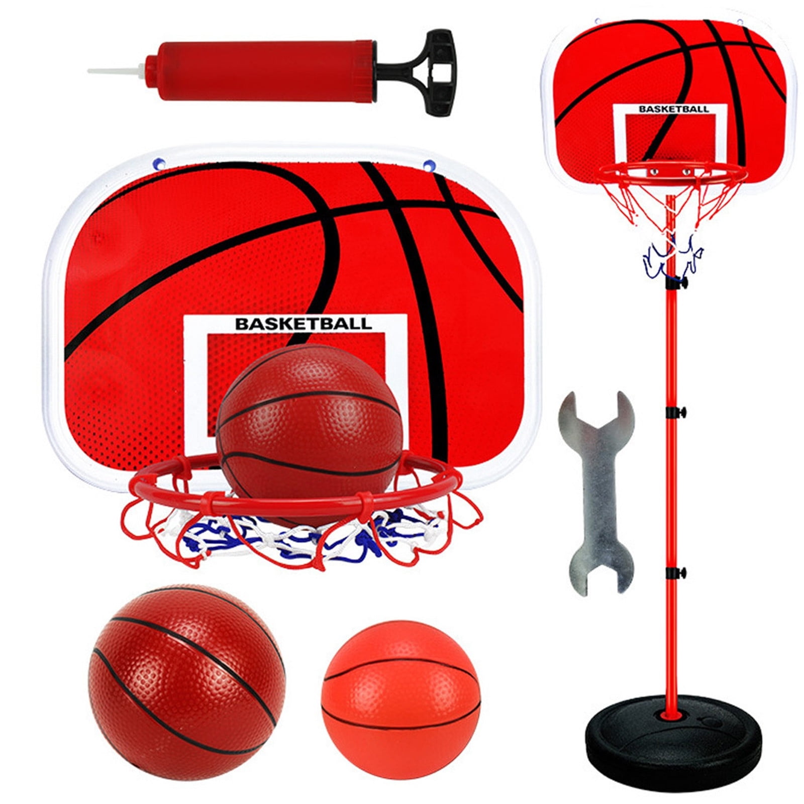 Toddler Basketball Hoop Indoor/Outdoor Kids Mini Poolside Basketball Goal Adjustable Height Basketball Game for Toddler Kids, Christmas Birthday Toys for Boys Girls Age 1-3 2 3-5 6 4-8