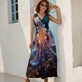 thumbnail image 2 of Octopus in The Mysterious Ocean Sleeveless Dress Female Clothing Dress Women Summer 2025 Dress, 2 of 6