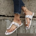 thumbnail image 4 of Sandalias de mujer Sandalias de moda de verano Zapatillas planas Chanclas Sandalias de playa con punta abierta Wmkox8yii ytu9933, 4 of 6