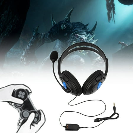 Wired Gaming Headset Earphones Headphones with Microphone Mic Stereo Supper Bass for Sony PS4 for PlayStation 4 Gamers Wholesale