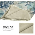 thumbnail image 2 of Summer Pillow Covers 16x16 Set of 2, Beach Seashell Coral Starfish Decorative Coastal Throw Pillows Linen Ocean Themed Farmhouse Cushion Outdoor Pillow Covers for Sofa Couch Outdoor Decor, 2 of 6