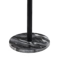 thumbnail image 6 of JONATHAN Y 10" x 22.25" Black Marble and Iron Drink Table, Contemporary Minimalist Round Pedestal Accent Side Table MTB1110B, 6 of 8
