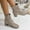 Gold, variant on Women's Glitter Boots Sparkly High Heel Sequin Chunky Ankle Boots Silver 9(42)