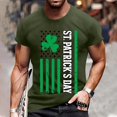 thumbnail image 2 of Men's St. Patrick's Day Shamrock T Shirt Short Sleeve Casual Clover Graphic Tee, 2 of 5