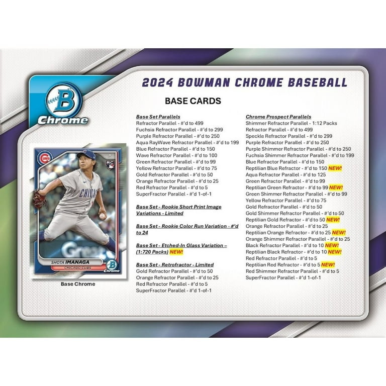 2024 Bowman Chrome Baseball HTA Choice Box - MLB Topps Cards 2024 Bowman Chrome Baseball HTA Choice Box - MLB Topps Cards