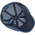 thumbnail image 7 of CoCopeaunts Newsboy Hats for Men Women Washed Denim Beret Cap Vintage Artist Painter Beret Hat Retro Flat Octagonal Newsboy Cap, 7 of 7
