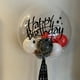 thumbnail image 2 of Globos de burbujas transparentes de 18 pulgadas, Globos de helio, Bobo, pegatinas de feliz cumpleaños, bricolaje, decoración para eventos y fiestas, color rojo y negro, 14 unids/set por Set, 2 of 4