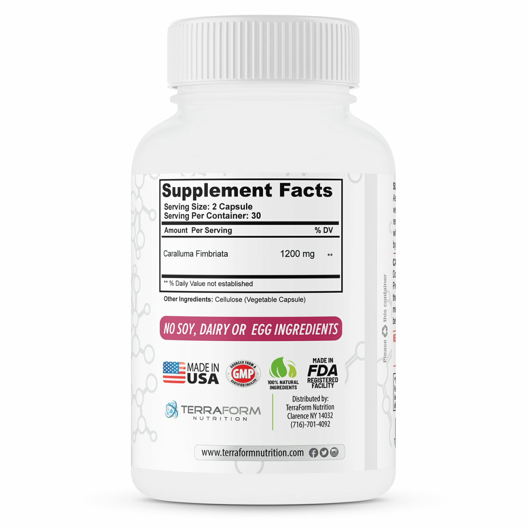 caralluma and l carnitine TerraForm Nutrition Fimbriata Extract, Natural Weight Loss Supplement, Max Strength 1200mg, 30 Servings B-PLEX 100, VITAMIN B-COMPLEX 4K Plus Flavor:Passionfruit Guava