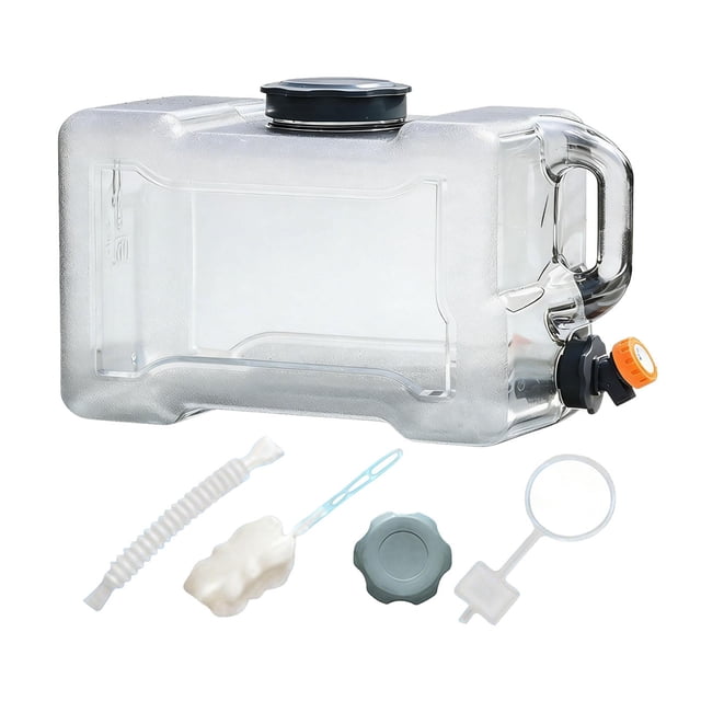 Ethern Camping Water Jug with Spigot Portable Hydration Bucket for Emergency RV Car 19L
