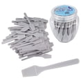 thumbnail image 1 of Espátulas cosméticas PANA, 100 unidades, desechables, de plástico, 6,35 cm, color gris, 1 of 5