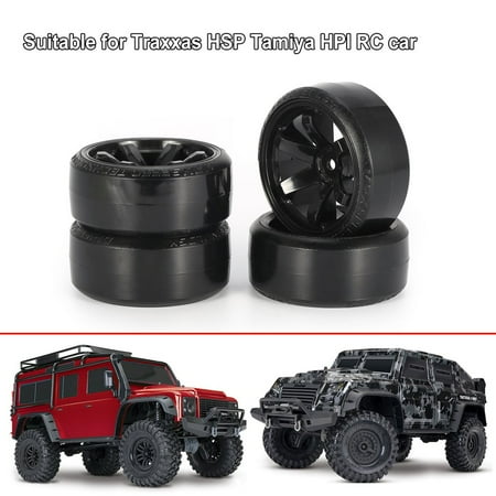 4Pcs RC Drift Tires Set for 1/10 Traxxas HSP Tamiya On-road Drifting