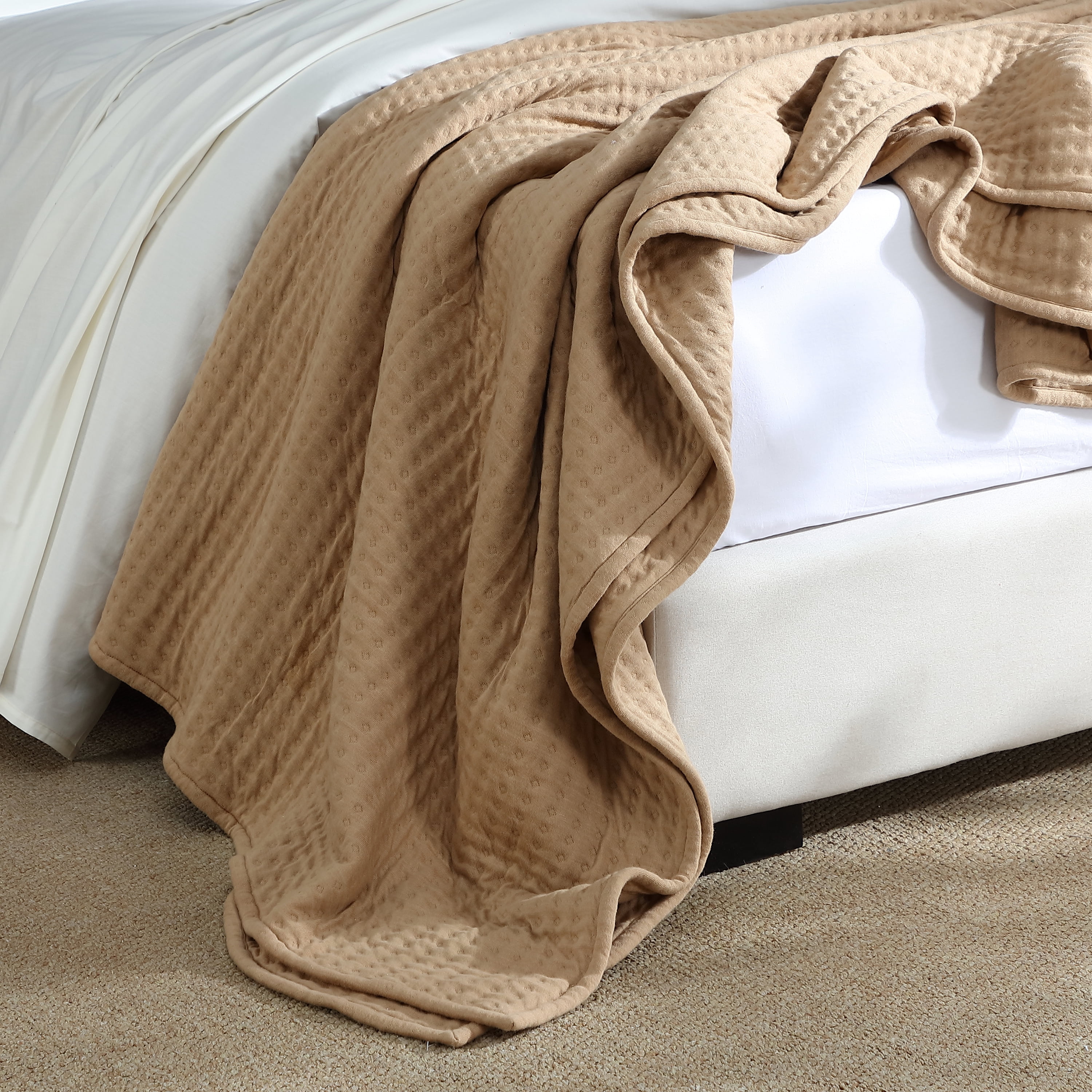 Allswell Double Knit Blanket, Fatigue Tan, King