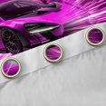 thumbnail image 4 of Erosebridal Race Car Blackout Curtains Set of 2 (38x54 Each), Speed Light Living Room Curtains, Purple Pink, 4 of 5