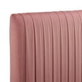 thumbnail image 5 of Modway Eloise Channel Tufted Performance Velvet King/California King Headboard in Dusty Rose, 5 of 10