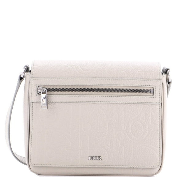 Pre-Owned Dior Flap Messenger Bag Gravity Leather By Rebag