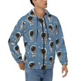 thumbnail image 4 of Zip Up Hoodies for Men - Astronaut Long Sleeve Comfrt Men'S Fashion Hoodies & Sweatshirts, Jackets for Men Hoodies Pullover Clothing Clothes with Pouch, 4 of 5