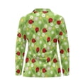 thumbnail image 3 of Uorisanigo Ladybug Flower Women's Golf Shirt Size 2XL Breathable Stylish Quick Dry Athletic Polo Shirts Relaxed Fashion 1/4 Zipper Workout Tops for Women, 3 of 7