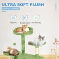 thumbnail image 2 of FDW 70in Cat Tree Tower, Scratch Posts, Condo, Toys,Perfect for Active Cats,Green, 2 of 7