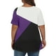 thumbnail image 4 of Fiudx Ofertas Flash Del Día Solo En Línea Camiseta Informal de Manga Corta con Cuello En V para Mujer, Blusa Lisa, Talla Grande, a La Moda, 4 of 6